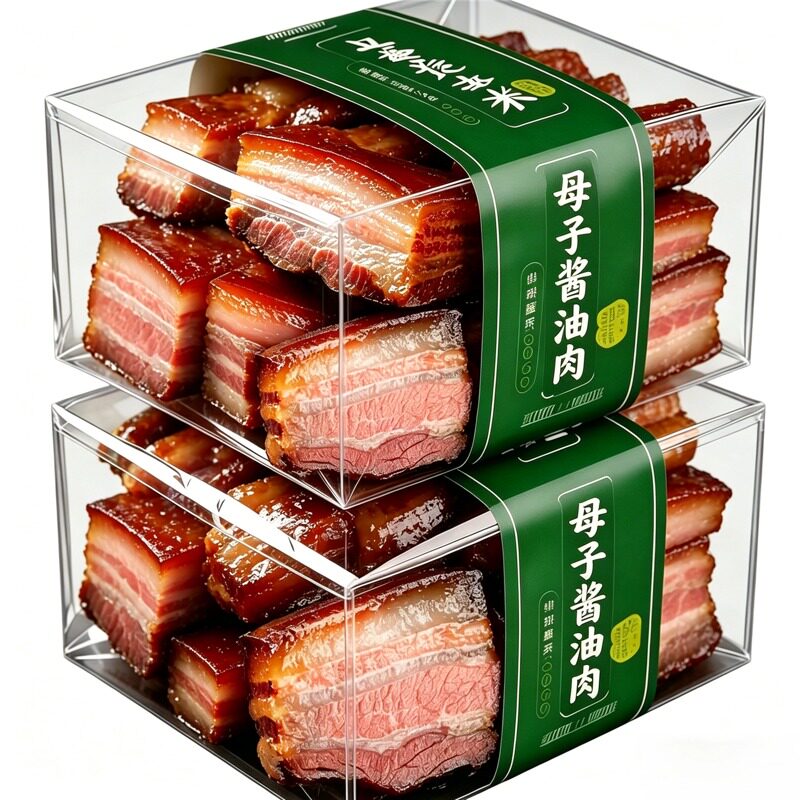 央妈推荐！浙江绍兴特产母子酱油肉酱香经典腊肉五花温州特产礼盒