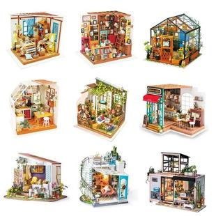 Robotime Wooden Miniature Dollhouse 124 Handmade Doll