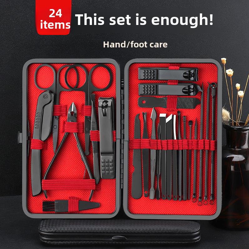 manicure set nail clipper grooming pedicure kit art tools。