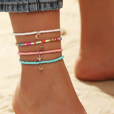 Beads Choker Anklets Womens Anklets Foot Chains Jewelry Girl
