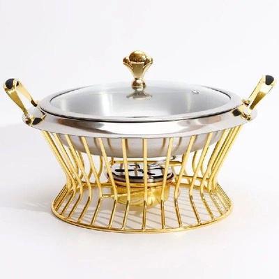 Stainless Steel Hotpot Set Mini Hotpot Pot Holder Tempered