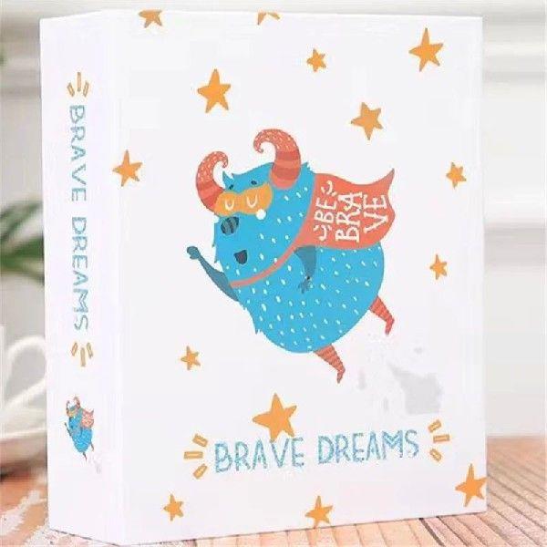 6-inch 200-sheets Big-capacity Family Photo Album Cartoon