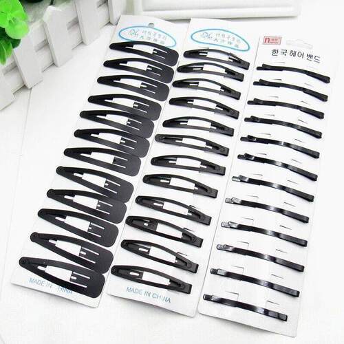 Way hair accessories black clips black clips one word clip