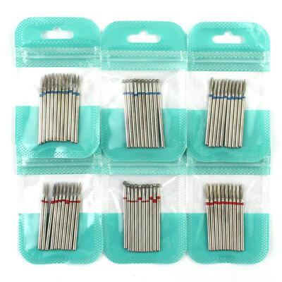 10pcs Diamond Milling Cutter Nail Drill Bits Set For Manicur
