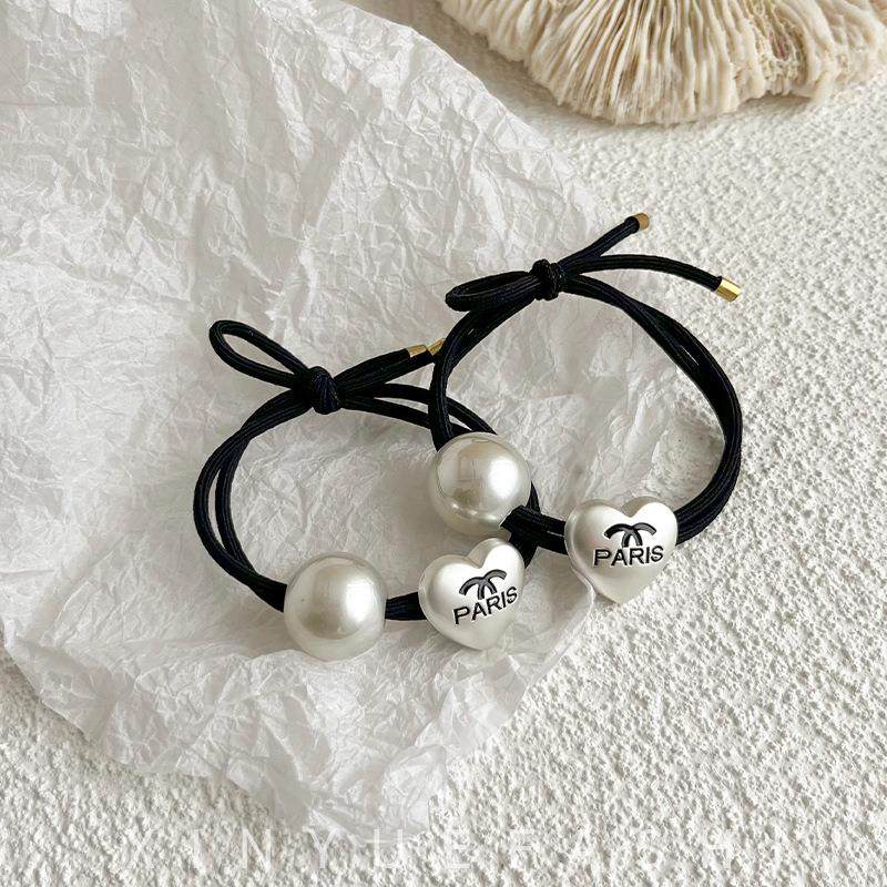 Love hair rope leather band headband hair accessory