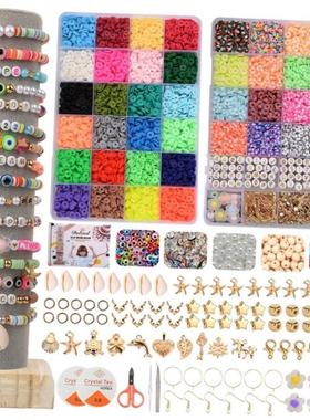 10000Pcs/Box 6mm Clay Bracelet Beads for Jewelry Making Kit