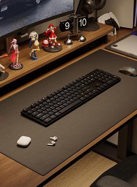 leather computer desk mat large mouse pad black writing ta