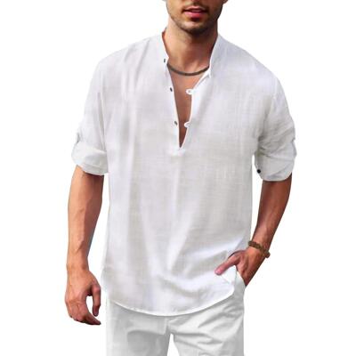 ps Long Sleeve Tee Shirt Casual Handsome Men Shirts Men Tops