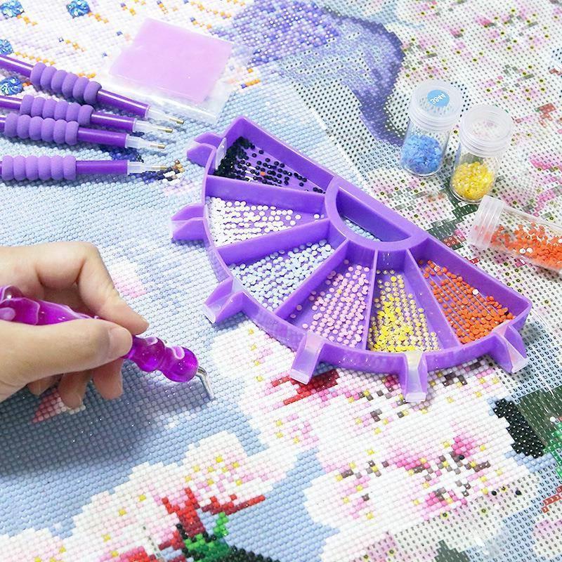 28 Grids 5D DIY Diamond Painting Box Organizer Case Diamond