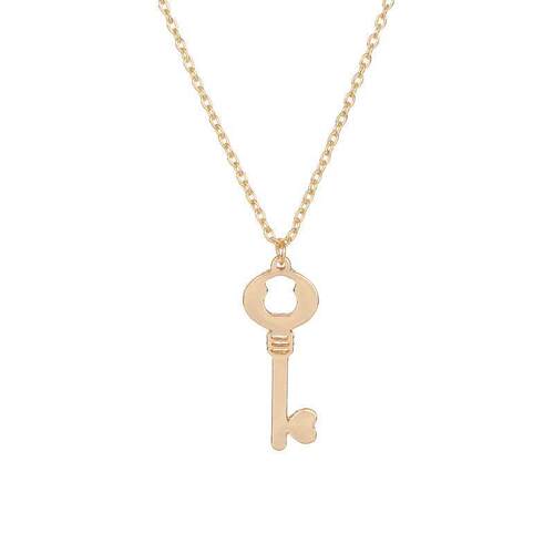 Fashion Bear Love Key Necklace Women
