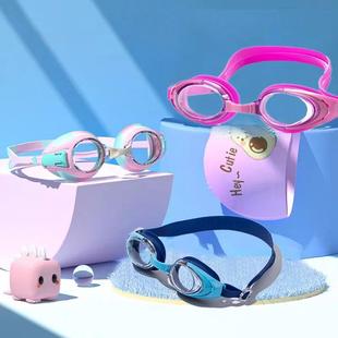 Kids Swimming Goggles Big Frame HD View Anti-fog Waterproof