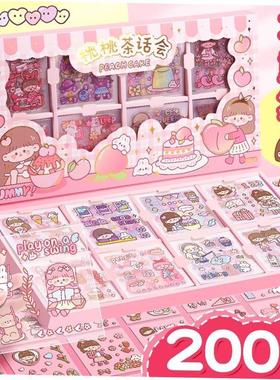 100 stickers aesthetic small cute journaling sticker 贴纸pvc