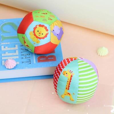 Baby Toys 0-12 Months Anmal Ball Soft Plush Baby Moble Toy