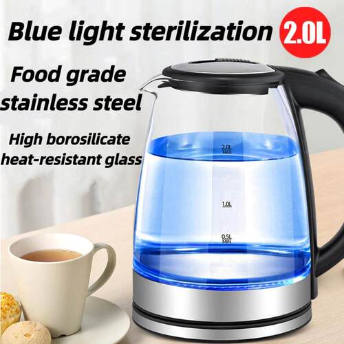 Electric kettle 2L Blue light sterilization makecoffee rapid