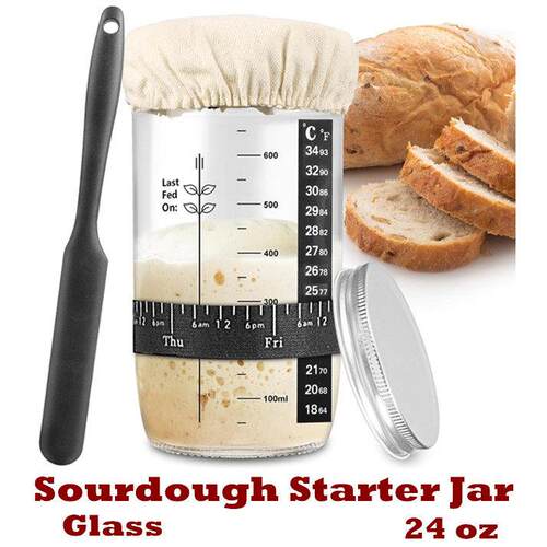 Sourdough Starter Jar Home Baking Supplies Kitchen