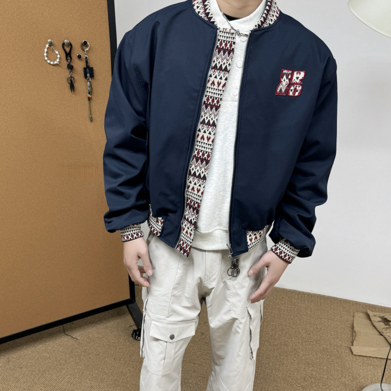 冬季民族风提花棉服2025