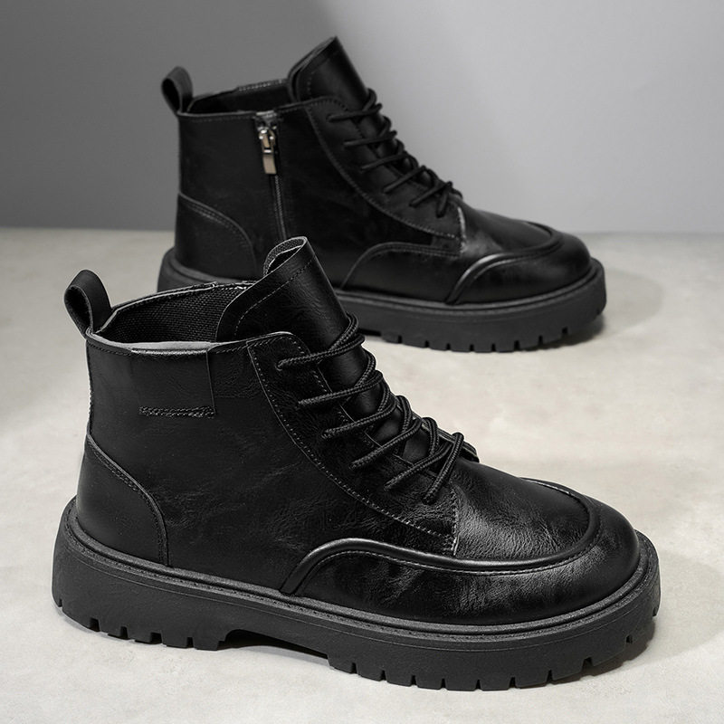 秋季男士高帮商务休闲英