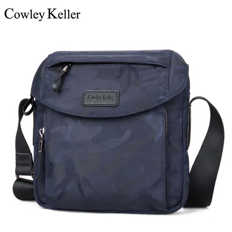 男士新款防泼水尼龙布通勤手机包