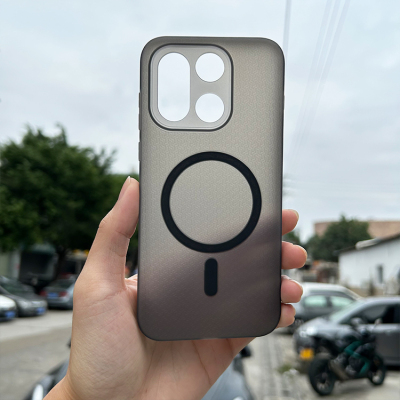 适用一加15手机壳Magsafe磁吸纹理防滑壳车载磁吸支架简约全包软壳保护套OnePlus