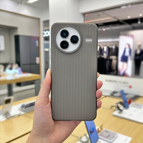 波浪竖波纹软壳适用小米Civi5Pro手机壳xiaomi防滑个性高级感保护套
