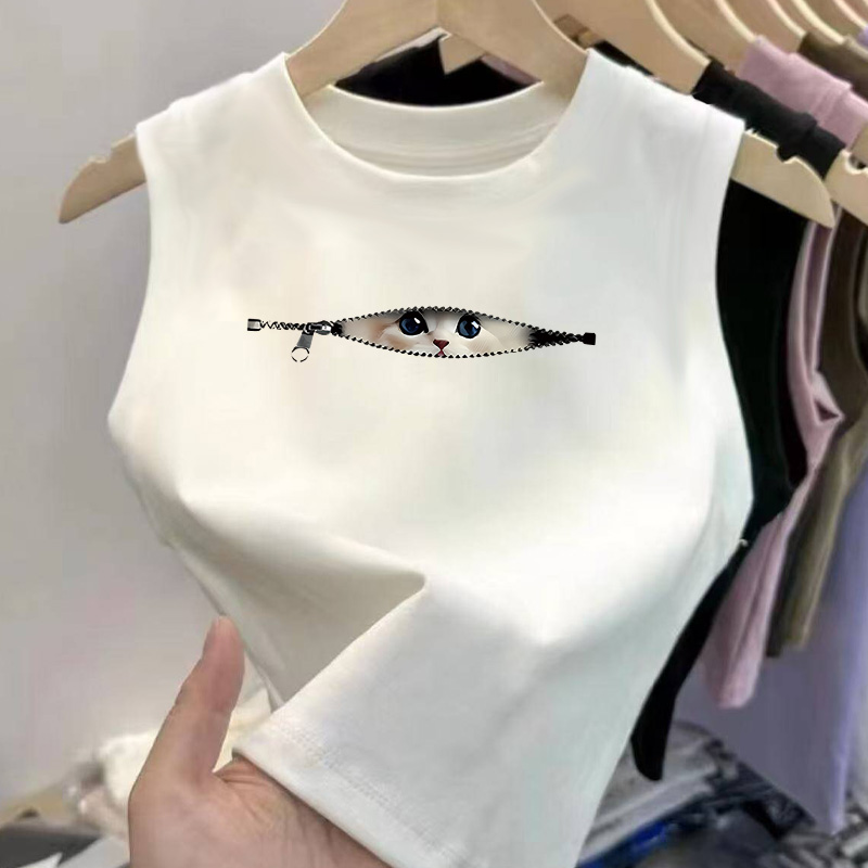 棉螺纹背心女吊带外穿春夏季新款
