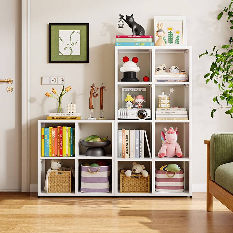 钢书97490制柜莱克架子书柜靠架自由组落置物合艺卡格墙储物铁地