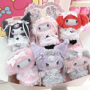 [现货]名创优品MINISO三丽鸥家族玫瑰园绮梦搪胶毛绒盲盒挂件礼物