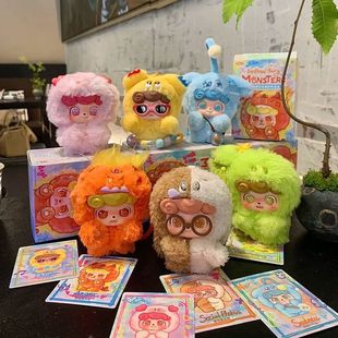 现货JOTOYS奇偶潮乐Q宝情绪毛毛怪毛绒挂件盲盒可爱玩偶潮玩礼物