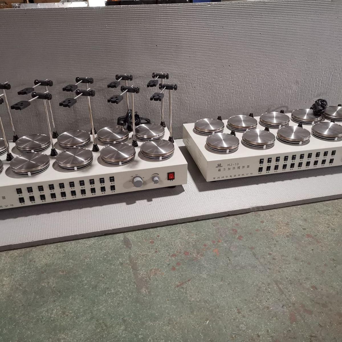 多头磁力搅拌器HJ-10速度可调定时不锈钢加热盘