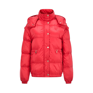 RARE威雅女装 秋季外套女士收腰面包羽绒服 RR2236130252