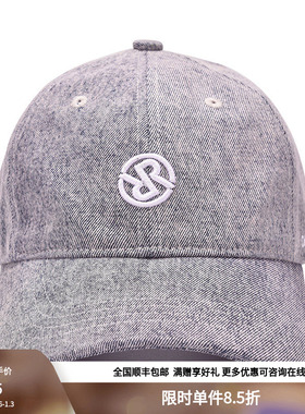 RARE威雅春夏LOGO标识紫色牛仔棒球帽