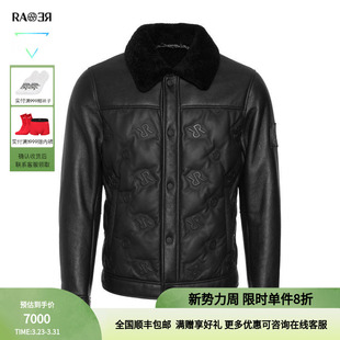 休闲百搭毛皮服 时尚 RARE威雅男装 奥莱秋冬男士