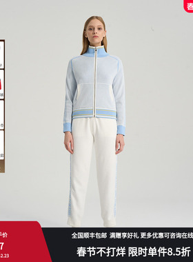 RARE威雅女装春夏霁风蓝运动套装休闲毛开衫RR2245250370