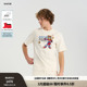 前胸赛车服狮子图案白色圆领T恤男 短袖 RARE威雅男装 夏季