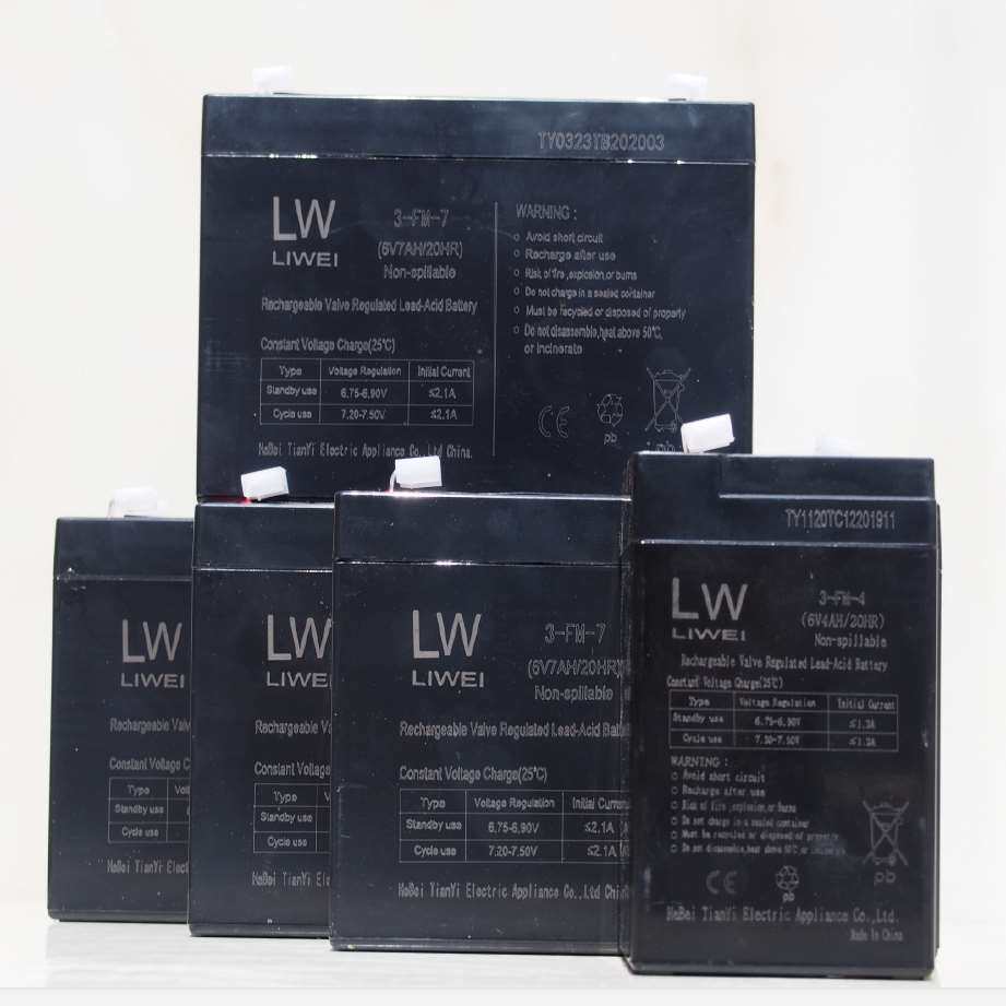 儿童电动车玩具lw电瓶6v6伏童车充电器蓄电池12V7a6v7ah童车配件