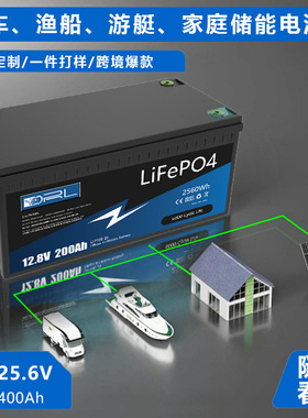 12V/24V/12.8V/25.6V100AH/200Ah/300AH光伏储能电池太阳能锂电池