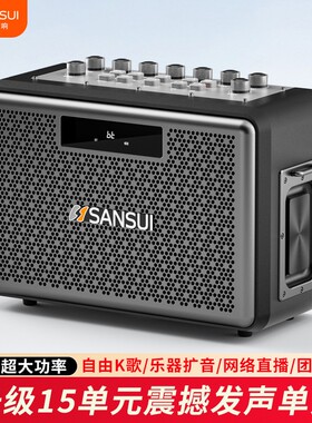山水X900专业乐器音响蓝牙直播大