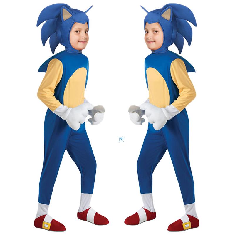 cosplay cartoon costume hedgehog sonic kid game dress up