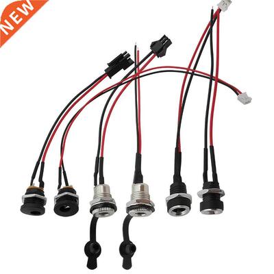 2Pcs 5.5 x 2.1mm DC Female Jack Socket Power Panel Mount Sol