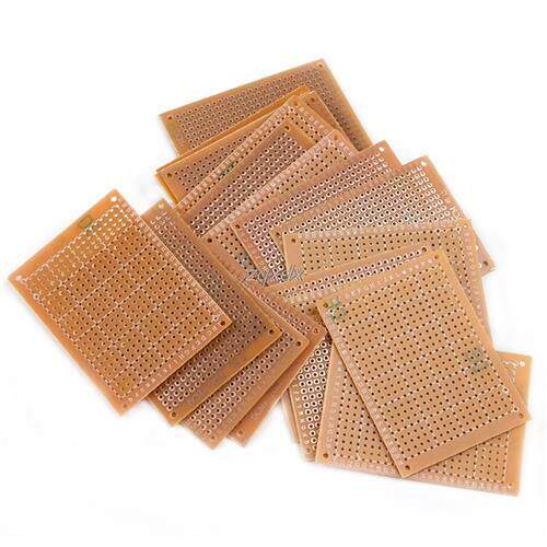 20pcs 5*7CM Single-side Circuit Board Veroboard Stripboard D