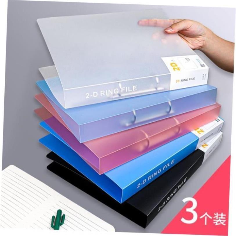 folder a4 2-d ring file 2holes loose leaf binder活页夹文件夹