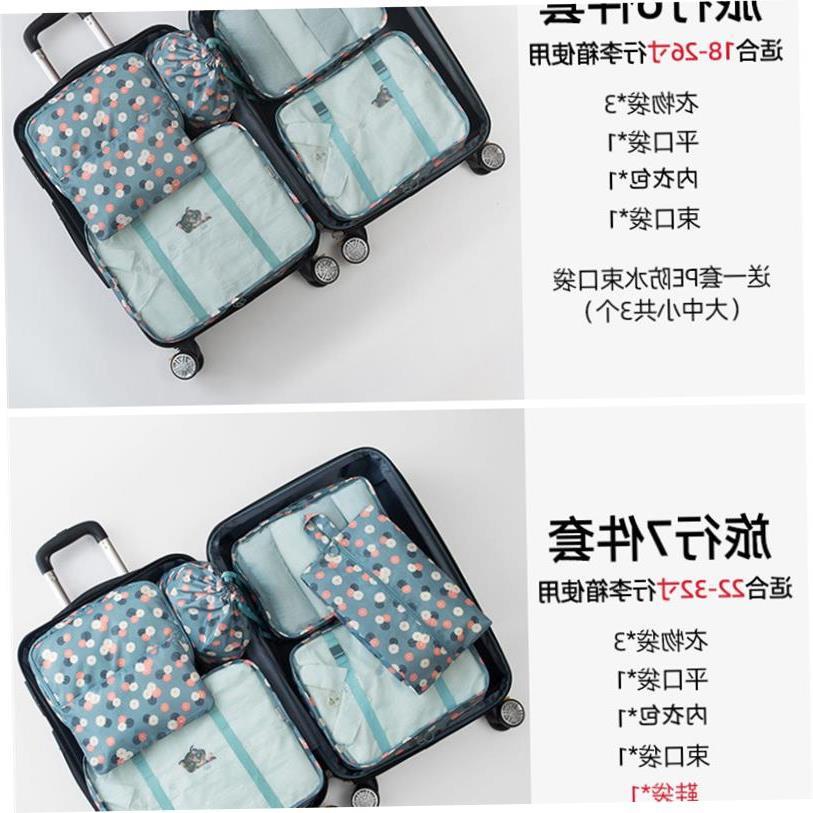 3PCS Compression Packing Cubes Travel Luggage Organizer bag