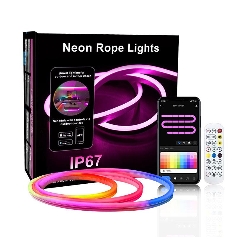 LED Strip Neon Lights Tuya Smart Life WiFi Bluetooth RGB