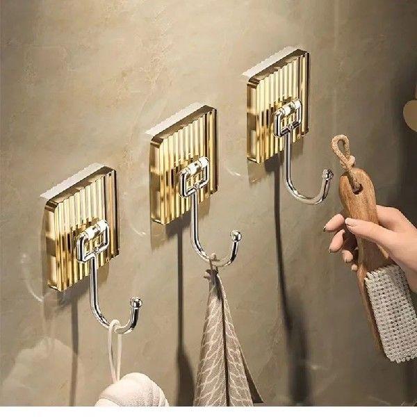 5Pcs Large Hooks Heavy Duty 22 Lbs Waterproof Adhesive Wall