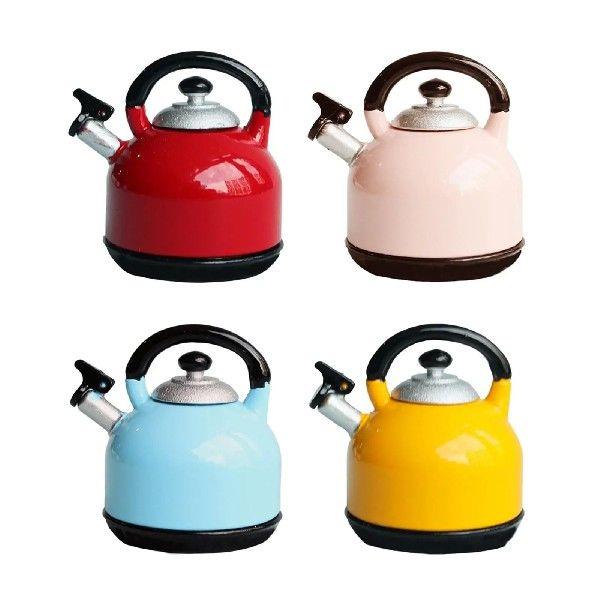 Mini Kettle Ornaments Metal Life Scene Layout Durable Gifts