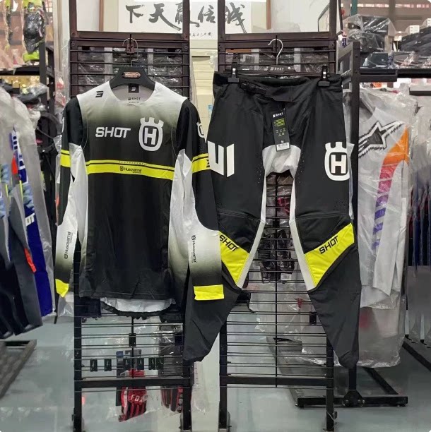 胡思瓦纳摩托车骑行服夏季男款薄赛车裤