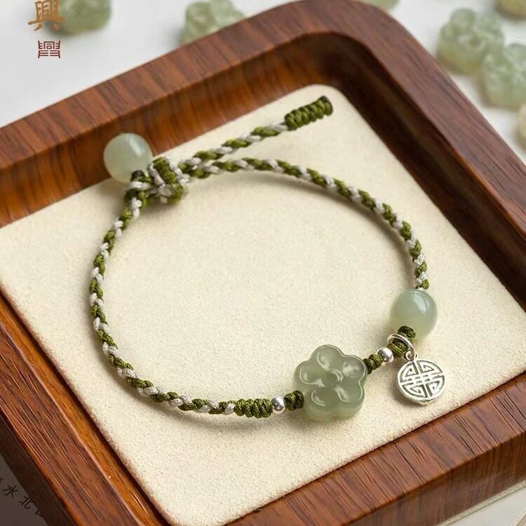 福运梅花手链手工编织手绳女92手链