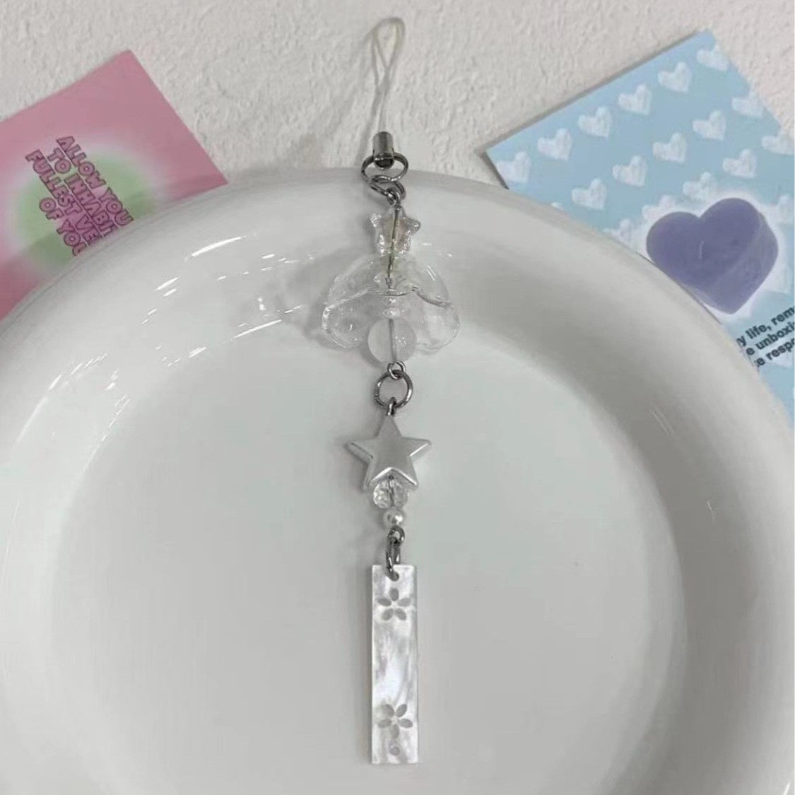 【小星星风铃】散落在心坎上的星星手机链挂件咕本链卡册包包挂链