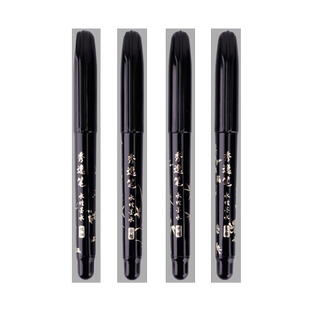 白雪笔锋笔小楷秀丽笔抄经笔专用笔婚庆礼仪软笔大楷签字中楷软笔书法绘画签字笔自带笔锋的笔PM30直液式毛笔
