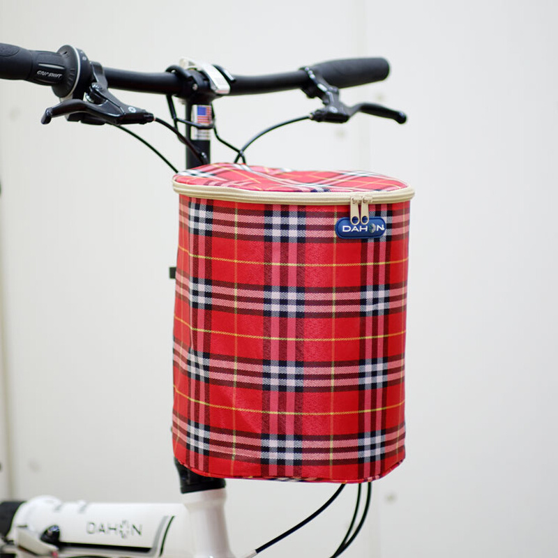 登山车车筐P8加厚帆布前筐儿童车滑板电动自行P车篮子412折叠车筐